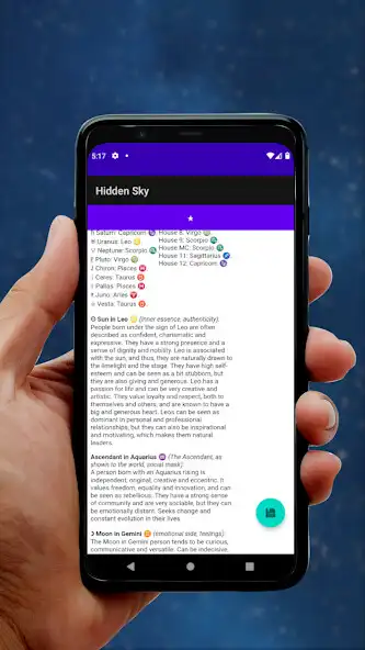Play Hidden Sky - Birth Chart as an online game Hidden Sky - Birth Chart with UptoPlay