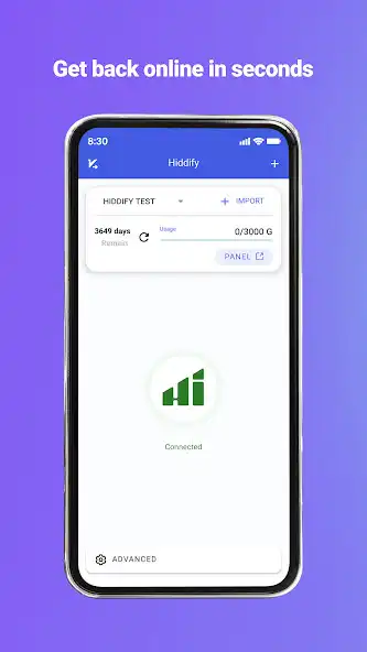 Play HiddifyNG v2ray, reality, xray  and enjoy HiddifyNG v2ray, reality, xray with UptoPlay