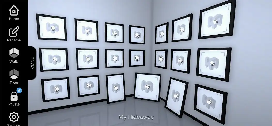 Play Hideaway: Metaverse Gallery as an online game Hideaway: Metaverse Gallery with UptoPlay