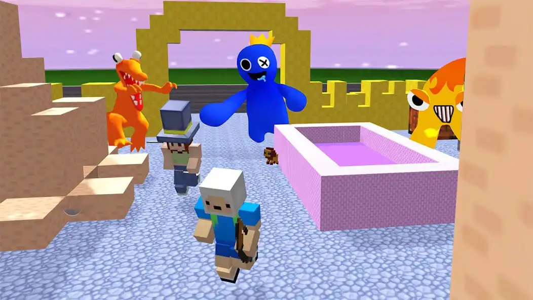 Play Hide N Seek: Craft Playtime as an online game Hide N Seek: Craft Playtime with UptoPlay