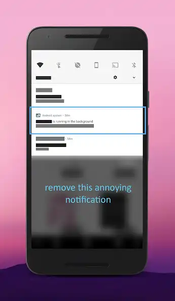 Play Hide "running in the background" Notification