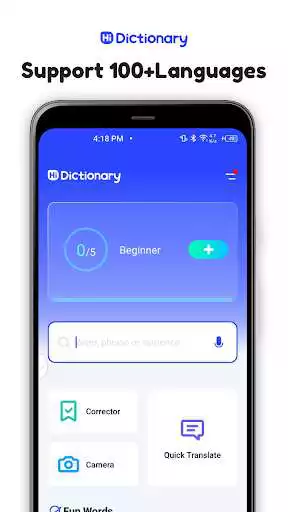Play Hi Dictionary - Translate Now  and enjoy Hi Dictionary - Translate Now with UptoPlay