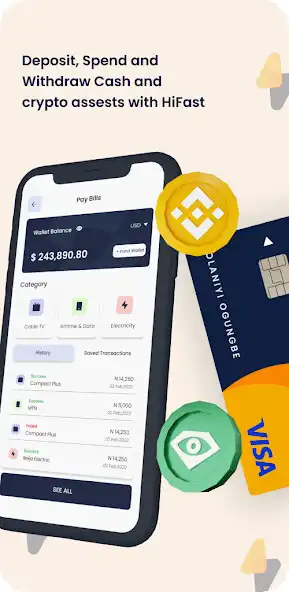Play HiFast - Cash  Crypto Wallet as an online game HiFast - Cash  Crypto Wallet with UptoPlay