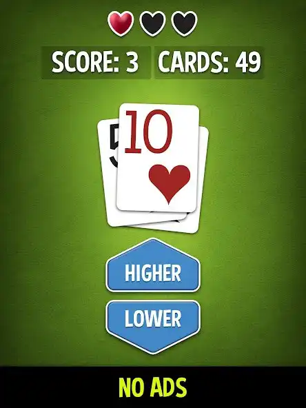 Play Higher Lower - Hi Lo Free as an online game Higher Lower - Hi Lo Free with UptoPlay