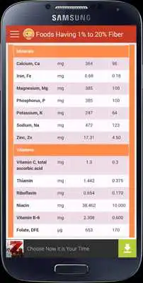 Play High Fiber Foods
