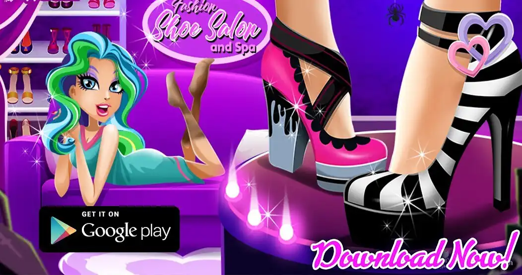 Play High Heels Fashion Salon 2022 as an online game High Heels Fashion Salon 2022 with UptoPlay