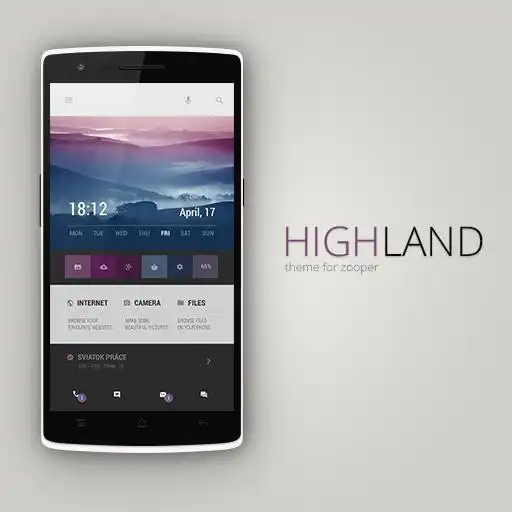 Run free android online Highland Theme for Zooper APK Run free android online Highland Theme for Zooper APK
