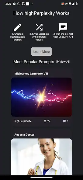 Play highPerplexity: Custom Prompts  and enjoy highPerplexity: Custom Prompts with UptoPlay