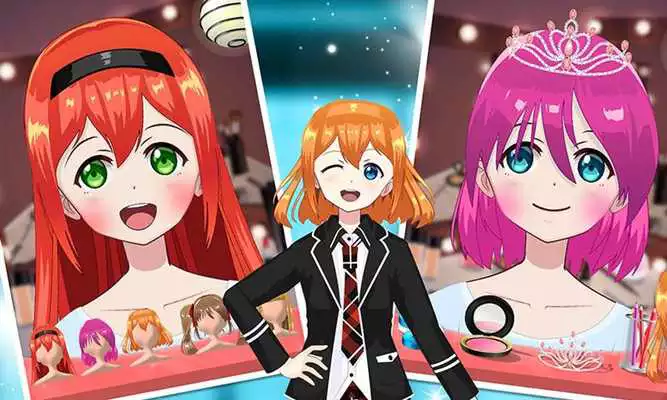 Play High School Anime Prom Dress Up