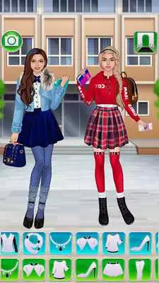 Play High School BFFs - Cool Girls dress up