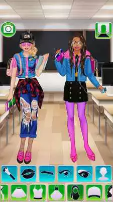 Play High School BFFs - Cool Girls dress up