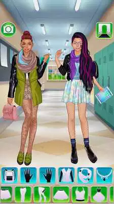 Play High School BFFs - Cool Girls dress up