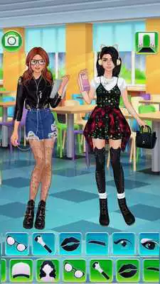 Play High School BFFs - Cool Girls dress up
