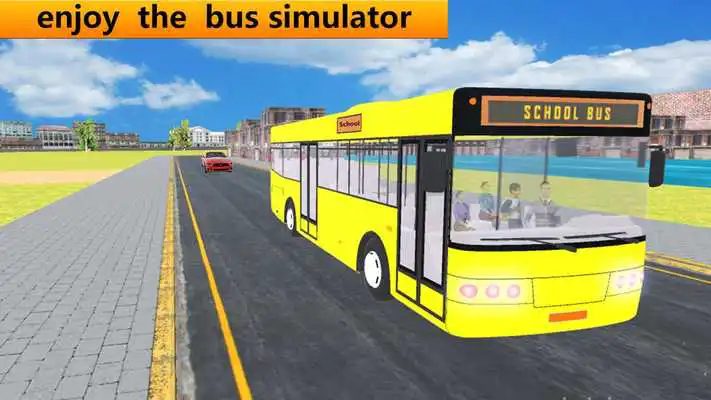 Play High School Bus : City Traffic Simulator