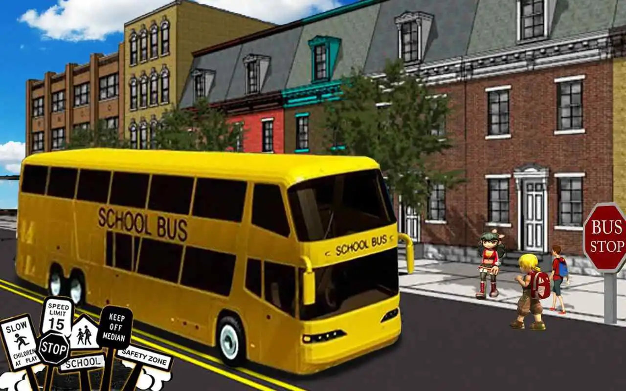Play High School Bus Driving 2019