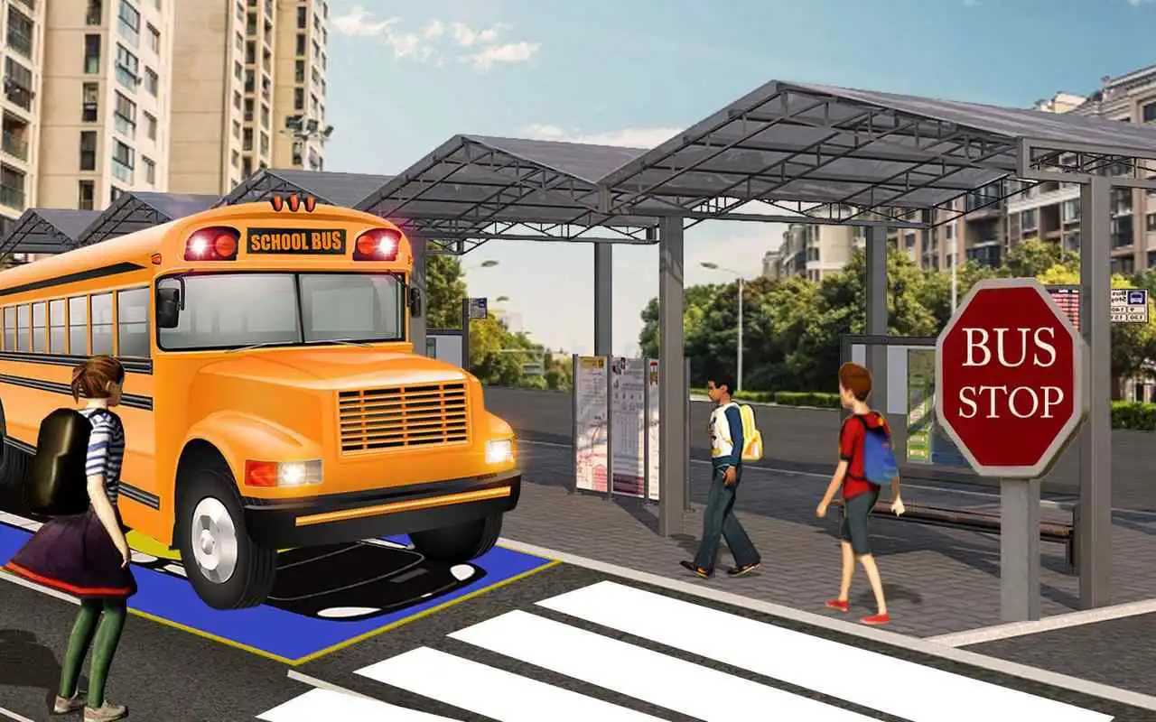 Play High School Bus Driving 2019