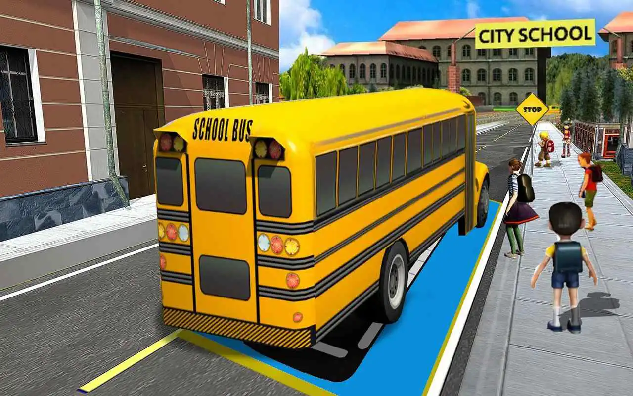 Play High School Bus Driving 2019