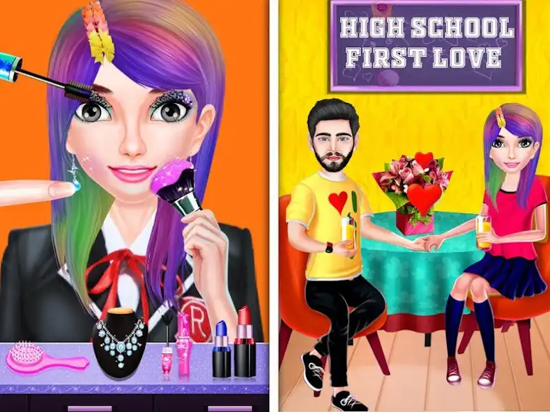 Play High School First Love - Romantic Love Crush Story  and enjoy High School First Love - Romantic Love Crush Story with UptoPlay