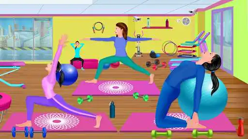 Play High School Fitness Athlete: Acrobat Workout Game as an online game High School Fitness Athlete: Acrobat Workout Game with UptoPlay