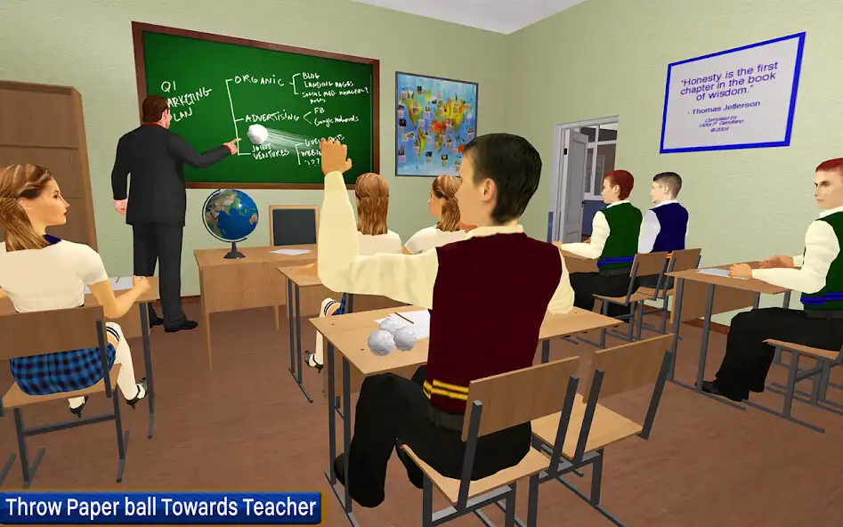 Play High School Gangster Life: Fighting Revenge as an online game High School Gangster Life: Fighting Revenge with UptoPlay