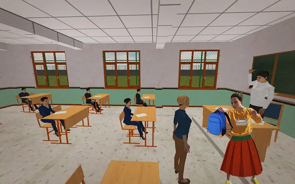 Play High School Girl Fighting Game as an online game High School Girl Fighting Game with UptoPlay