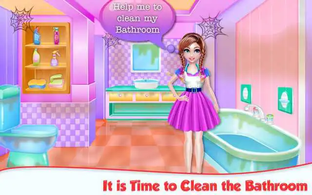 Play Highschool Girls House Cleaning