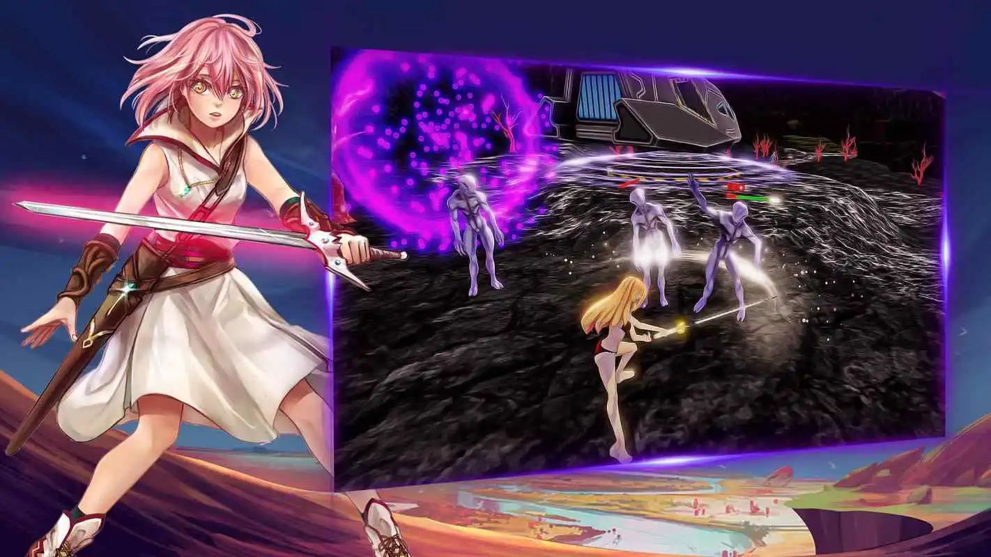 Play High School Girls-Space Sword Fighting Games 2018