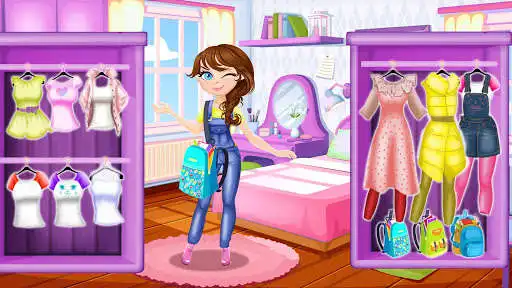 Play High School Moody Girl: Dress Up Cooking  Drawing  and enjoy High School Moody Girl: Dress Up Cooking  Drawing with UptoPlay