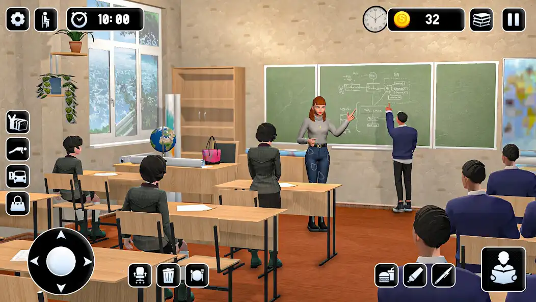 Play High School Teacher Game 3D  and enjoy High School Teacher Game 3D with UptoPlay