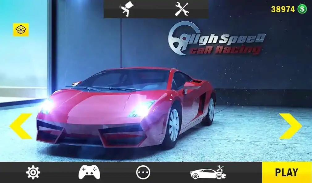 Play High Speed Car Racing as an online game High Speed Car Racing with UptoPlay
