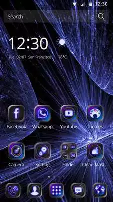 Play High Tech Black  Purple Theme