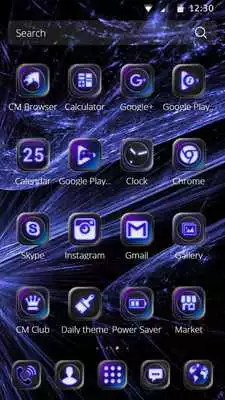 Play High Tech Black  Purple Theme