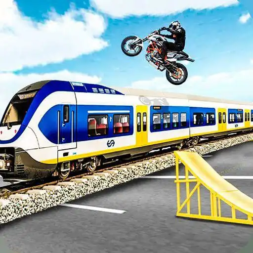 Play Highway Bike Stunt: Bike Racing Game as an online game Highway Bike Stunt: Bike Racing Game with UptoPlay