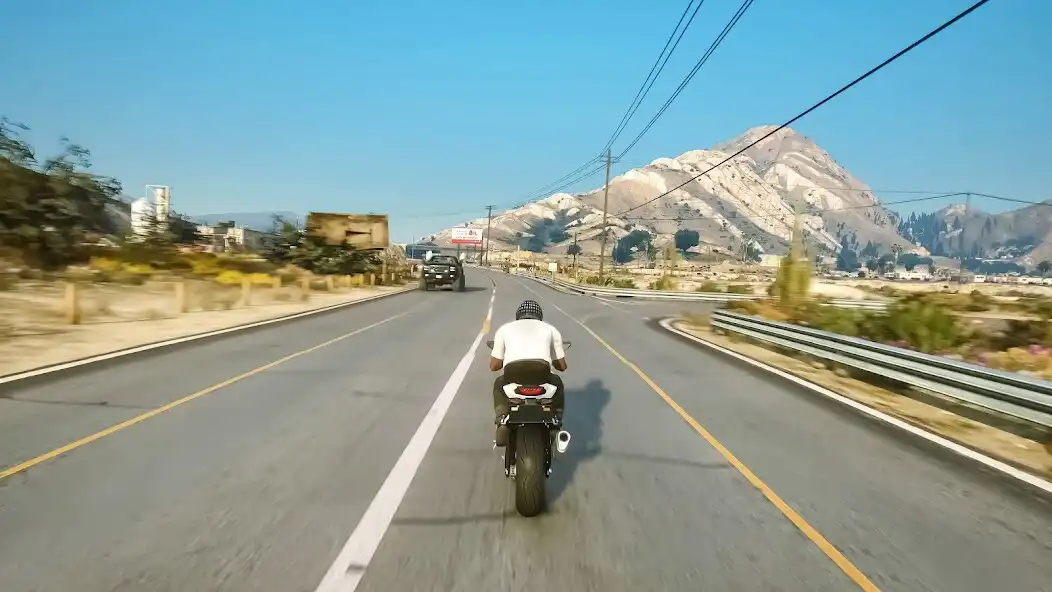 Play Highway Bike Traffic Racer 3D as an online game Highway Bike Traffic Racer 3D with UptoPlay