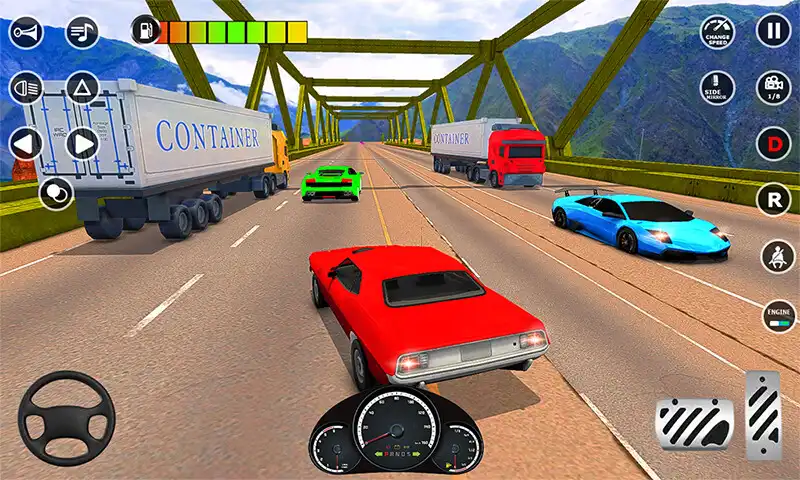 Play Highway Car Race offline games as an online game Highway Car Race offline games with UptoPlay