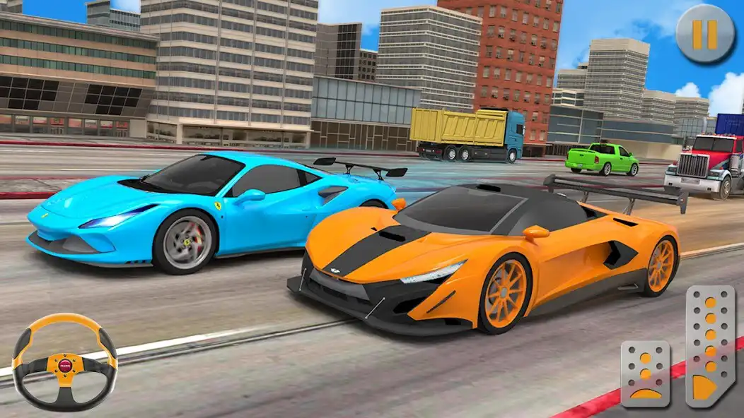 Play Highway Car Racing-Car Games as an online game Highway Car Racing-Car Games with UptoPlay
