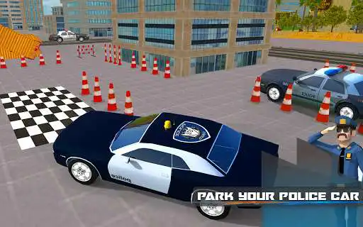 Play Highway Police Car Parking 3D: Stunt Parking as an online game Highway Police Car Parking 3D: Stunt Parking with UptoPlay