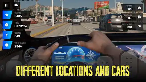 Play highway racing car