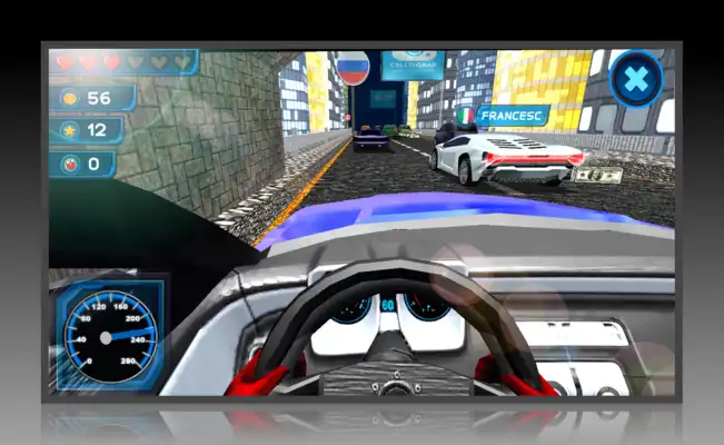 Play Highway Racing  Multiplayer 3D