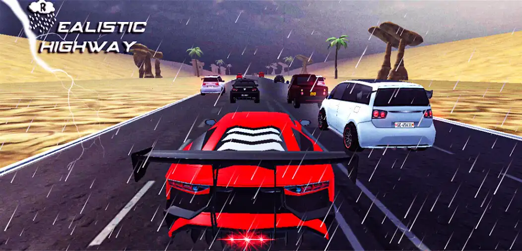 Play Highway rider-Traffic Rush as an online game Highway rider-Traffic Rush with UptoPlay