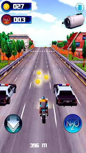 Play Highway Traffic-Moto Rider as an online game Highway Traffic-Moto Rider with UptoPlay