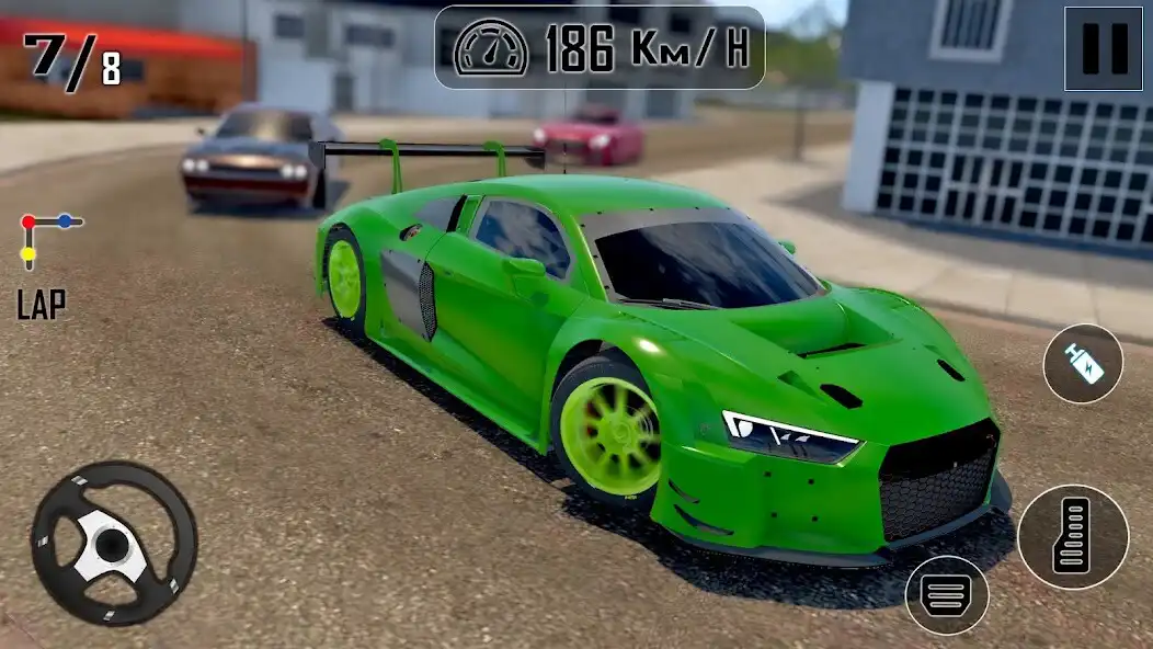 Play Highway Traffic Racing Game 3D as an online game Highway Traffic Racing Game 3D with UptoPlay