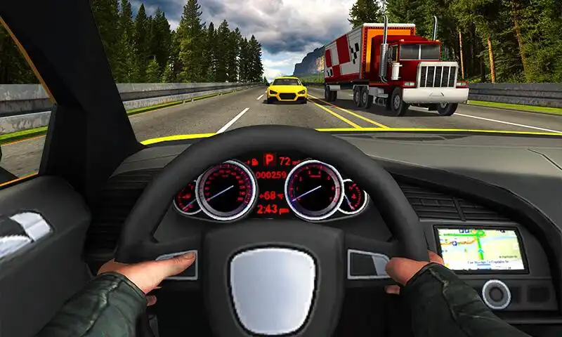 Play Highway Traffic Racing in Car : Endless Racer as an online game Highway Traffic Racing in Car : Endless Racer with UptoPlay