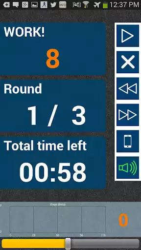 Play HIIT - interval training timer as an online game HIIT - interval training timer with UptoPlay