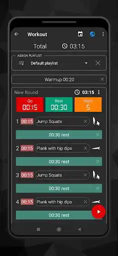 Play HIIT Music Interval Timer PRO as an online game HIIT Music Interval Timer PRO with UptoPlay