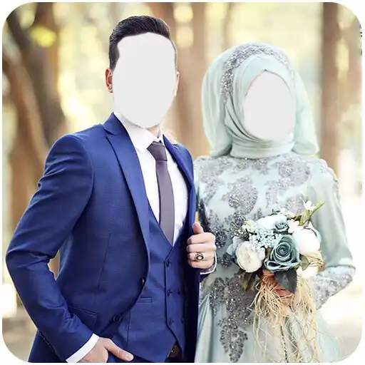 Play Hijab Couple Photo Suit APK
