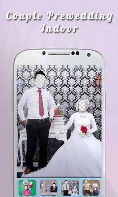 Play Hijab Couple Prewedding Indoor