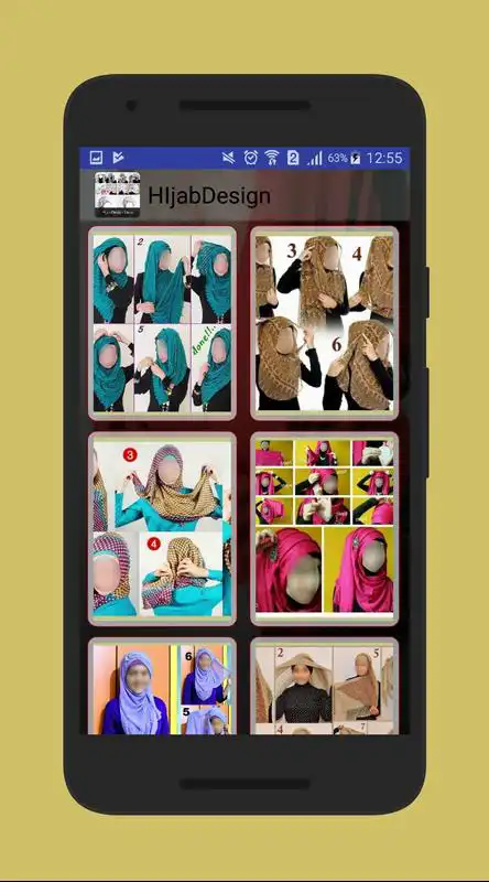 Play Hijab Design Steps