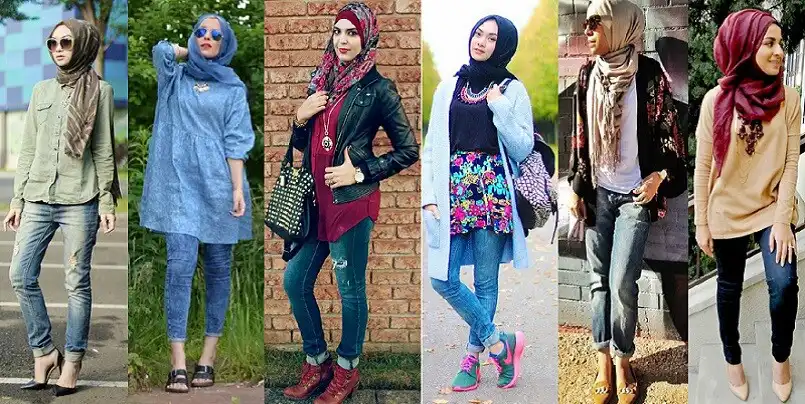 Play Hijab Jeans Fashion Styles  and enjoy Hijab Jeans Fashion Styles with UptoPlay