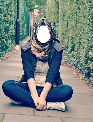 Play Hijab Jeans Girls Photography